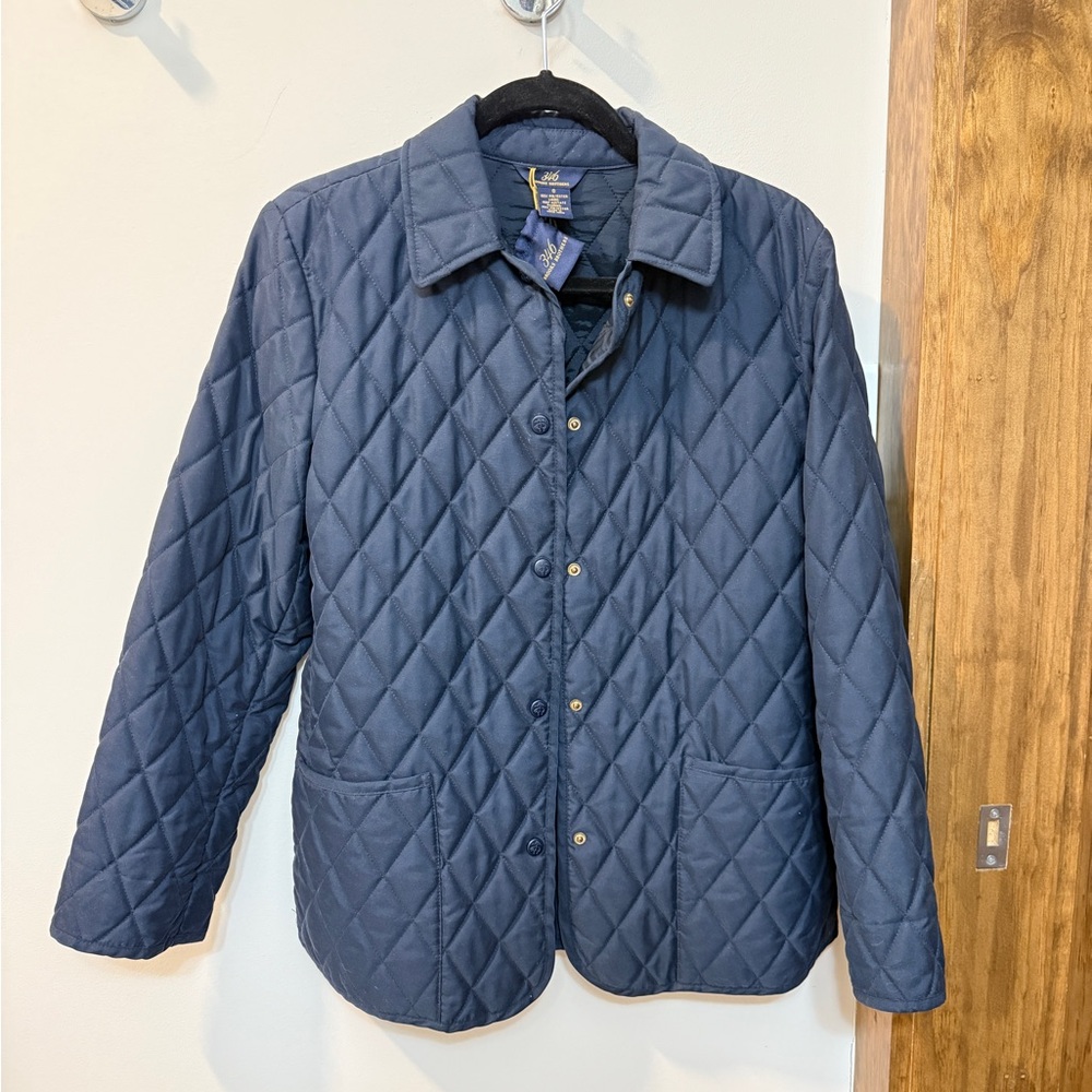 Women's Brooks Brothers 346 Snap
Button Quilted Jacket Size 6